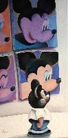 MICKEY IN THE MUSEUM - Claude-Max Lochu - Artiste Peintre - Paris Painter